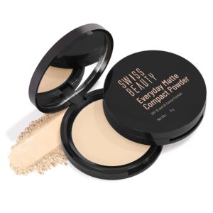 Swiss Beauty Airbrush Finish Compact with SPF 10 | 16 Hours of Oil-Control |Matte Finish 9g