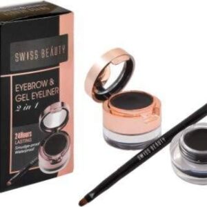 Swiss Beauty 2 in 1 Eyebrow & Gel Liner With Brush