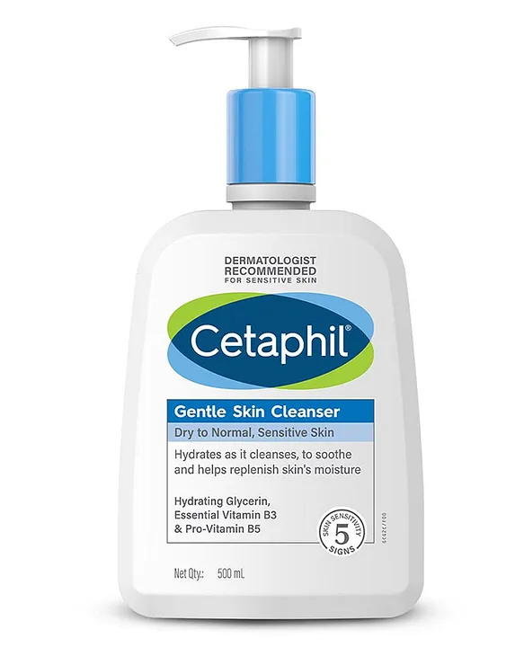 Cetaphil Gentle Skin Cleanser | Dry to Normal, Sensitive Skin | 500ml