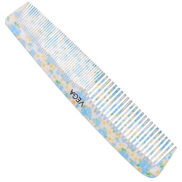 Vega D’zyne Tulip Grooming Comb DC-1279 | Turquoise Blue