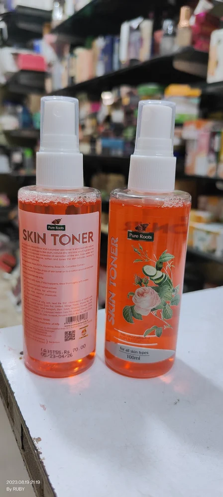 Pure Roots Herbal Skin Toner With Natural Extract Of Rose & Cucumber | 500ml